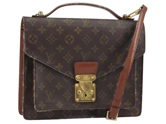 LOUIS VUITTON Sac à main Monceau 28 M51185 LV Auth 157663 Monogramme