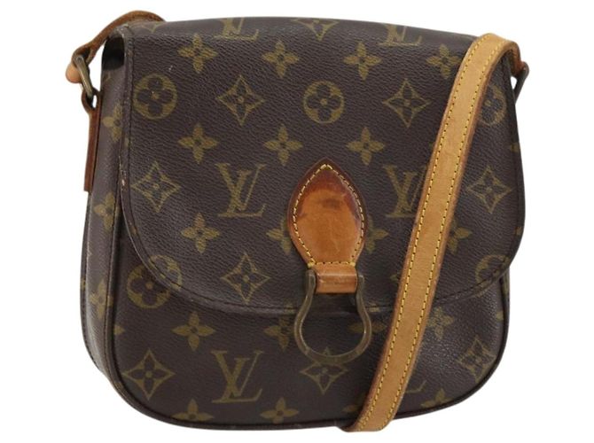 LOUIS VUITTON Borsa a Spalla Monogram Saint Cloud MM M51243 LV Auth 158645 Monogramma