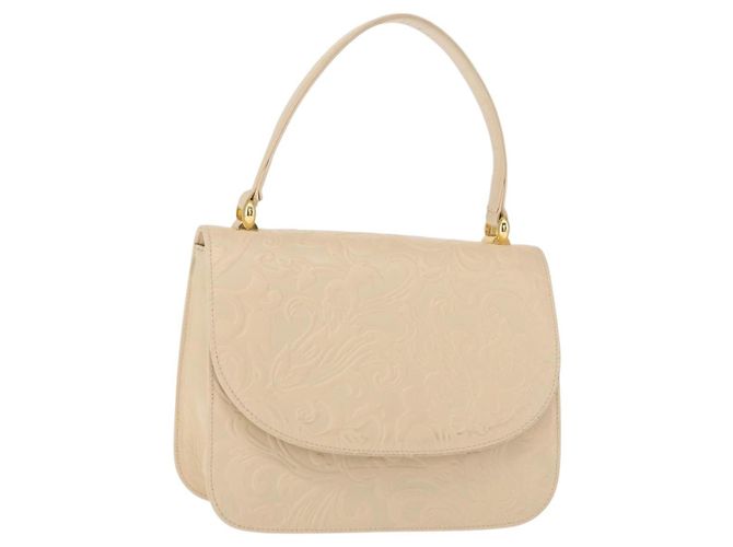 Borsa a Mano BALENCIAGA in Pelle Beige Oro Auth BA9038 D'oro