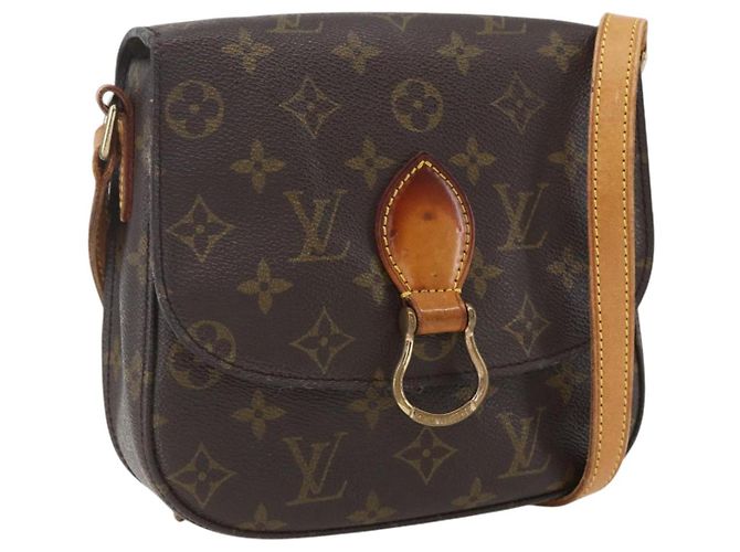LOUIS VUITTON Borsa a Spalla Monogram Saint Cloud MM M51243 LV Auth 158332 Monogramma