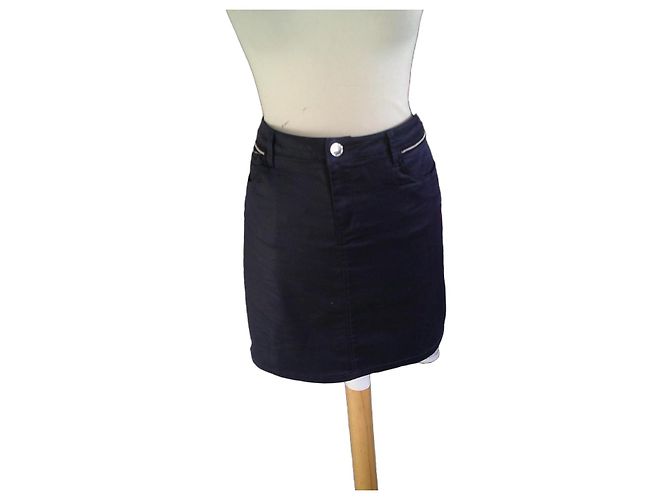 Autre Marque Morgan Rock Marineblau Baumwolle Größe 44