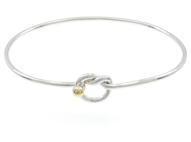 Tiffany & Co Bracciale a cuore con gancio e occhiello in filo piatto Tiffany