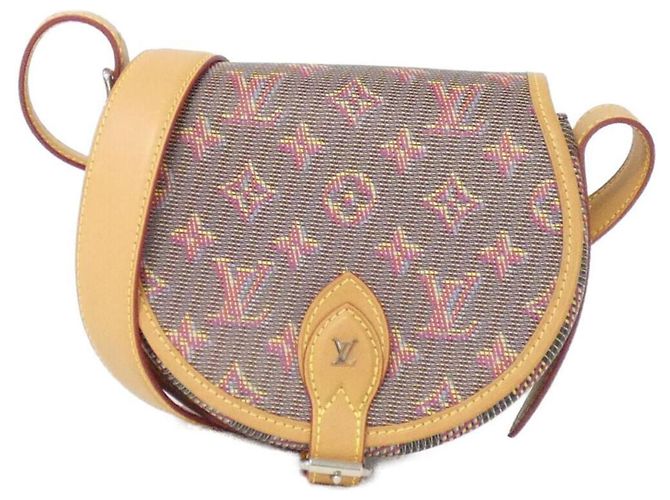 Sac à épaule Louis Vuitton Monogram LV Pop Tan Blanc Marron