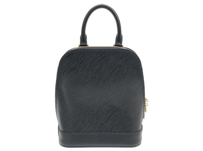 Louis Vuitton Epi Alma Rucksack Schwarz