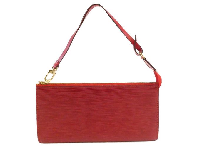 Pochette Accessori Epi Louis Vuitton Rosso