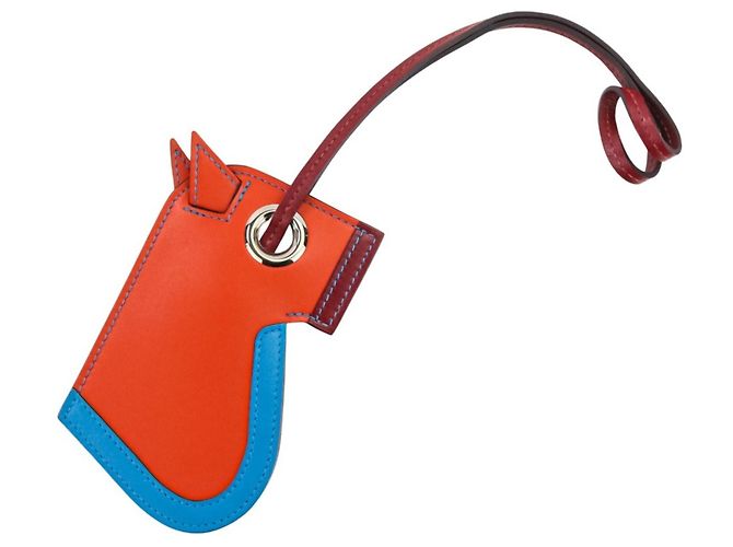Charm per Borsa Camaieu di Hermès Blu Arancione