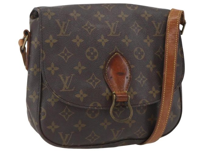 LOUIS VUITTON Bolsa de Ombro Monogram Saint Cloud GM M51242 LV Auth 157348 Monograma