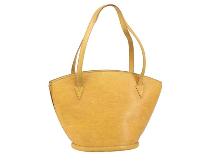 LOUIS VUITTON Bolsa de Compras de Hombro Epi Saint Jacques Amarilla M52269 Auth 160839 Amarillo