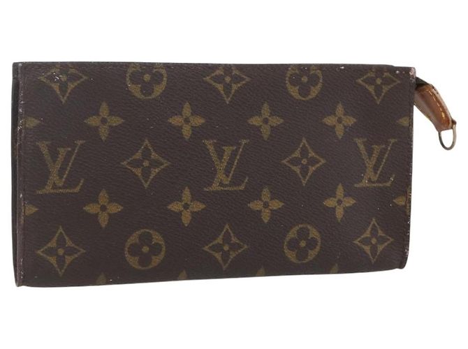 LOUIS VUITTON Monogram Bucket GM Accessory Pouch LV Auth 158064