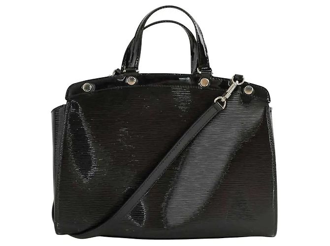 Louis Vuitton Schwarze Lederhandtasche Alma