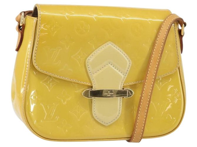 Borsa Bellflower Monogram Vernis GM Louis Vuitton Marrone