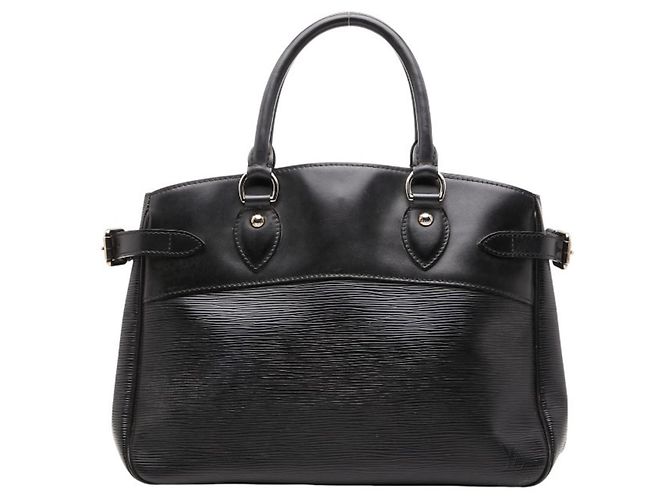 Louis Vuitton Epi Passy PM Handtasche Schwarz