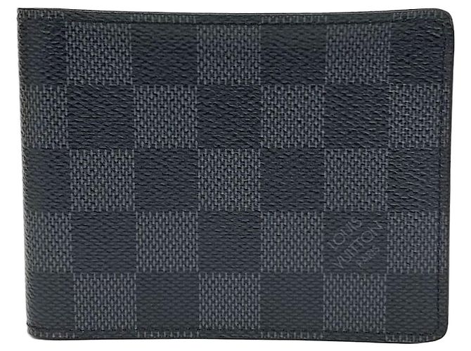 Louis Vuitton Graphite Slender Wallet Black