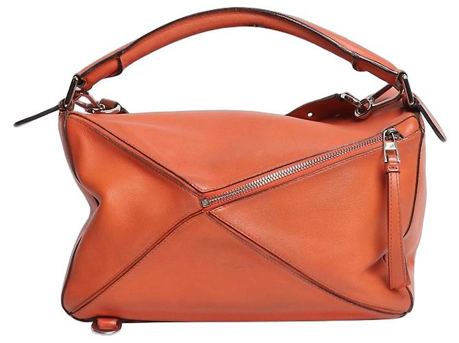 Loewe Salmon medium Puzzle bag Orange