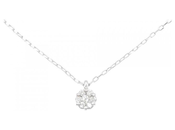 Autre Marque Collana in Au750 e Diamanti Argento