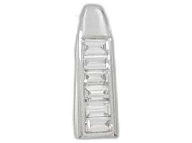 Autre Marque Platin-Diamant-Halskette Silber