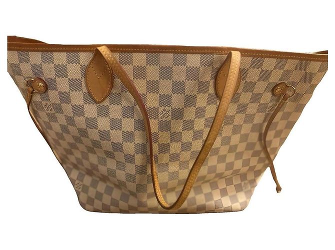 Louis Vuitton Sac Neverfull MM Damier Bleu Blanc