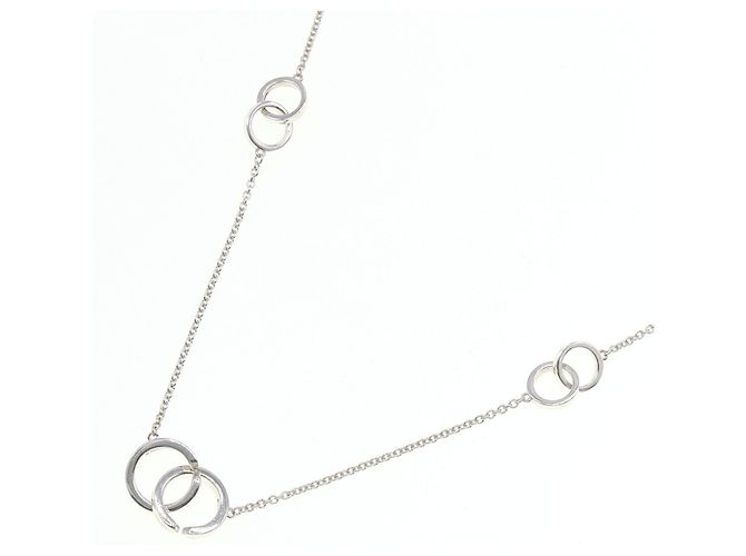 Tiffany & Co Collana in Argento Sterling Multi-Cerchi Tiffany 1837