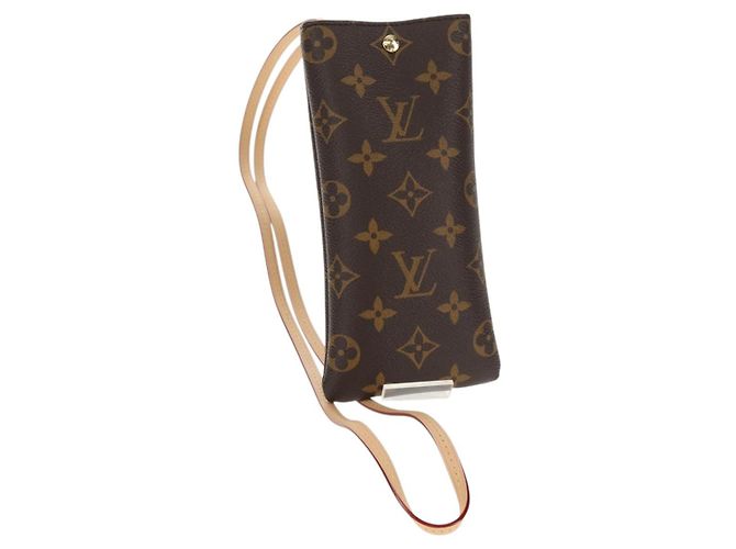 Funda para gafas Monogram LOUIS VUITTON LV Auth 157961SM Monograma