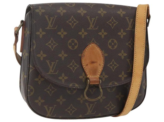 LOUIS VUITTON Bolsa de Ombro Monogram Saint Cloud GM M51242 LV Auth 158269 Monograma