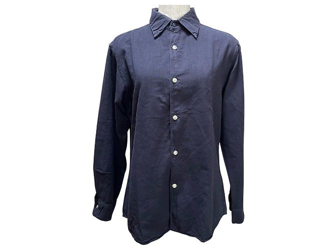 Autre Marque Camicia 45R in cotone Blu Blu navy