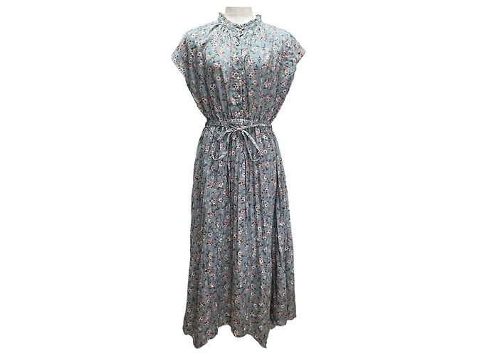 Autre Marque Robe plissée à imprimé floral AS KNOW AS Marron