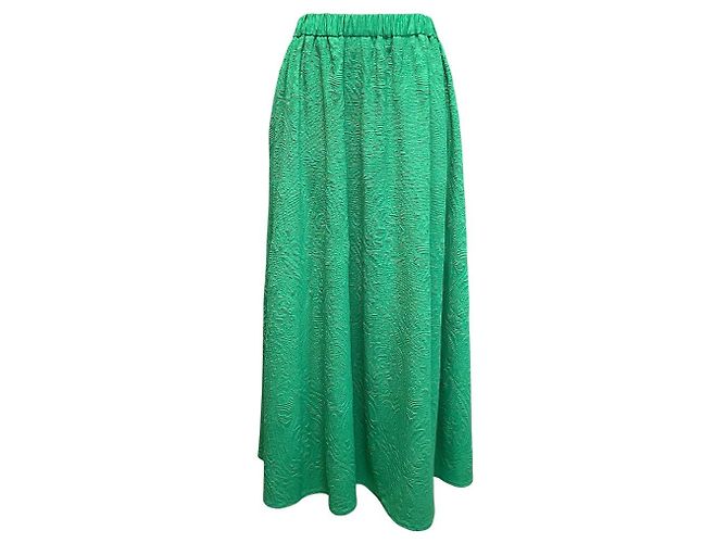 Autre Marque Gonna Lunga Jacquard AuieF Verde
