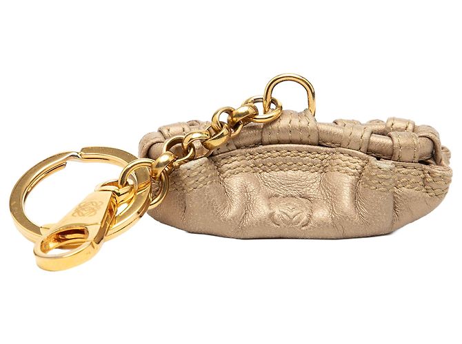 Chaveiro LOEWE em Nappa Dourado Aire