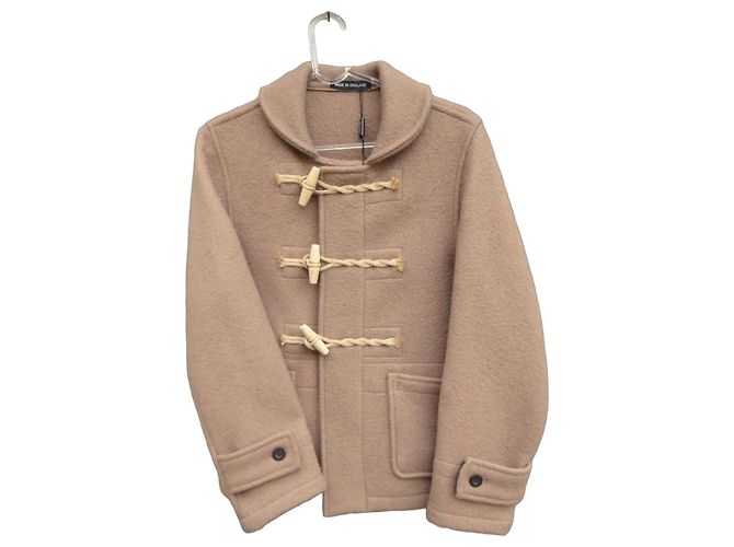 Gloverall Duffle Coat Beige Wolle