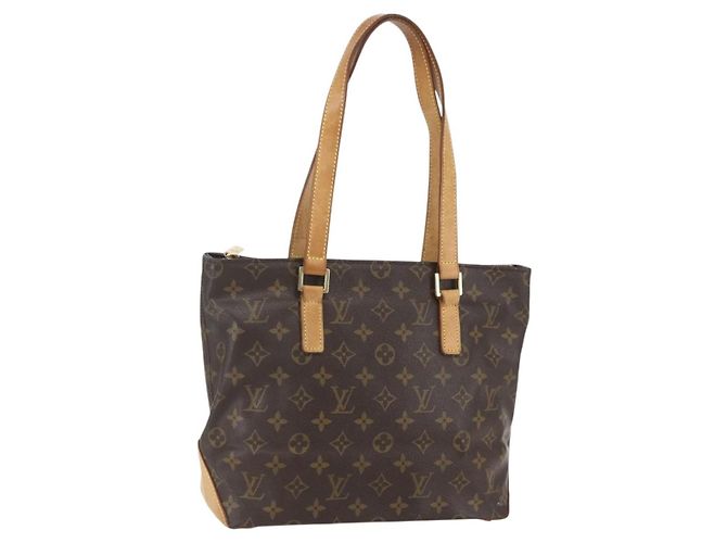 LOUIS VUITTON Borsa Tote Cabas Piano Monogram M51148 LV Auth ka1007 Monogramma