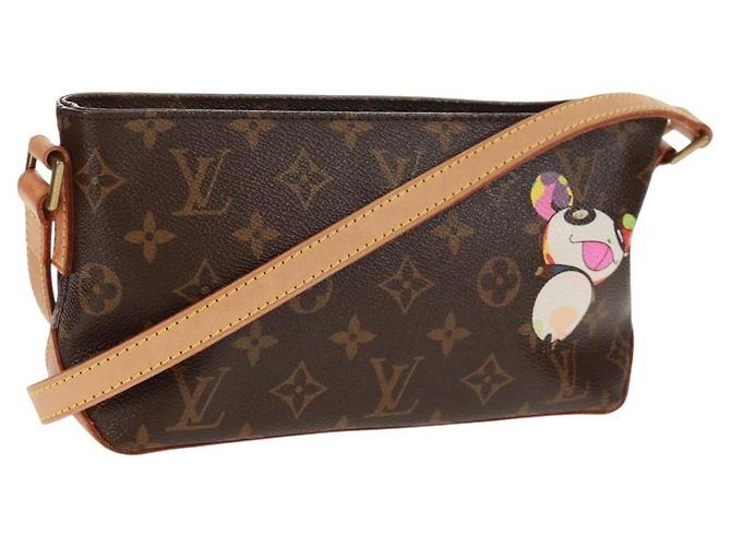 LOUIS VUITTON Borsa a Spalla Trotteur Monogram Panda M51241 LV Auth BA9461SAM Monogramma