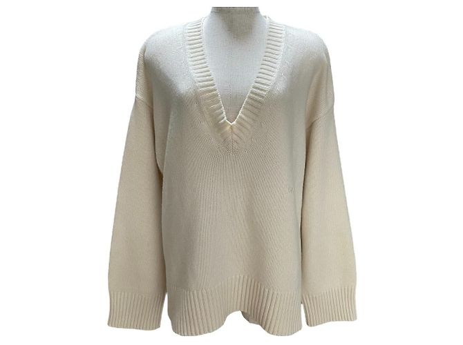 Autre Marque Ganni Wollpullover Roh