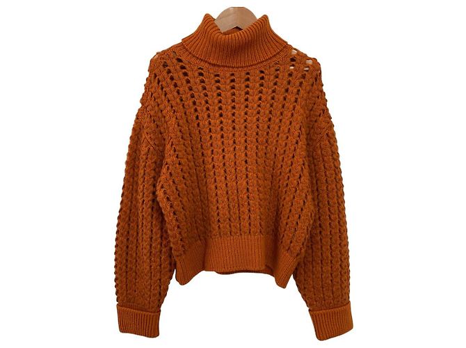 Autre Marque EPOCA Alpaka-Mix Strickpullover Orange