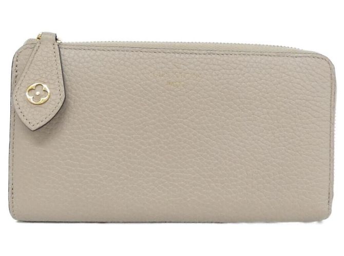 Louis Vuitton Taurillon Comete Bi-Fold Wallet Beige