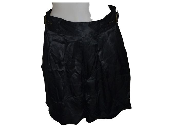 Etro Shorts aus Seide schwarz Größe 42
