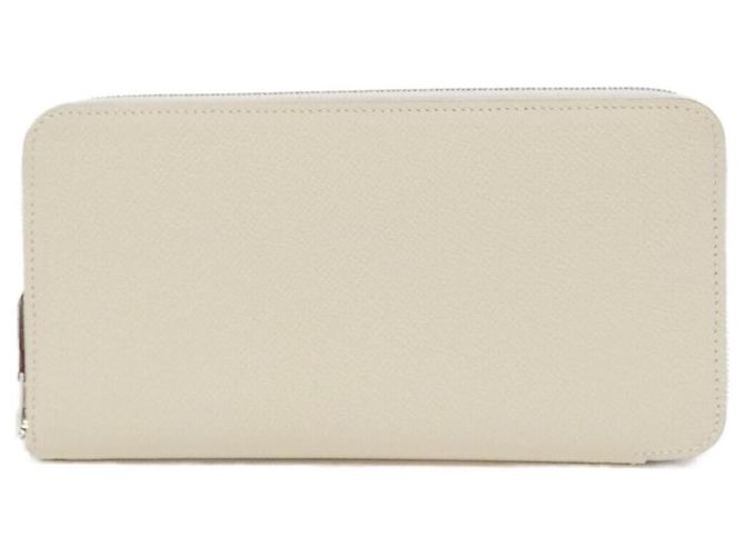 Silk In Hermès Hermes EX-LIBRIS Epsom Long Wallet White