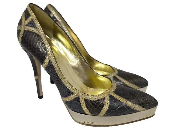 Gucci High Heels aus Leder