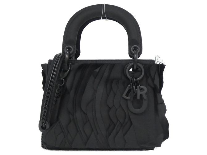 LADY DIOR MINI Handtasche von Christian Dior Schwarz