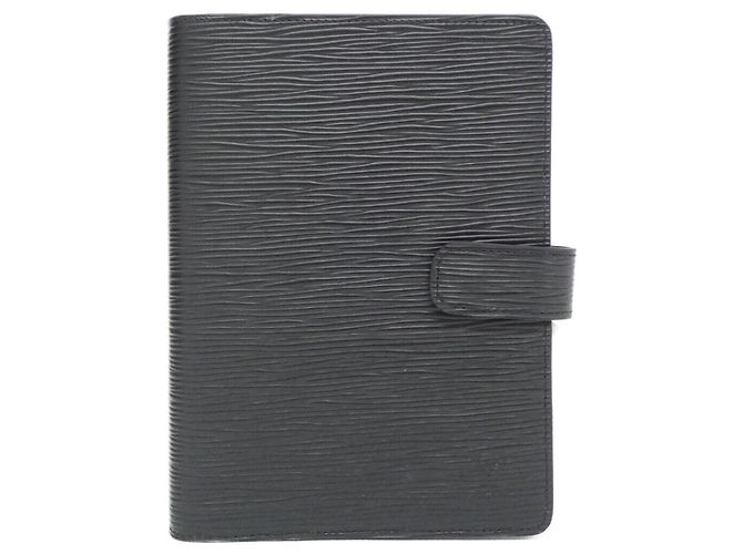 Louis Vuitton Epi Agenda MM Organizer Black