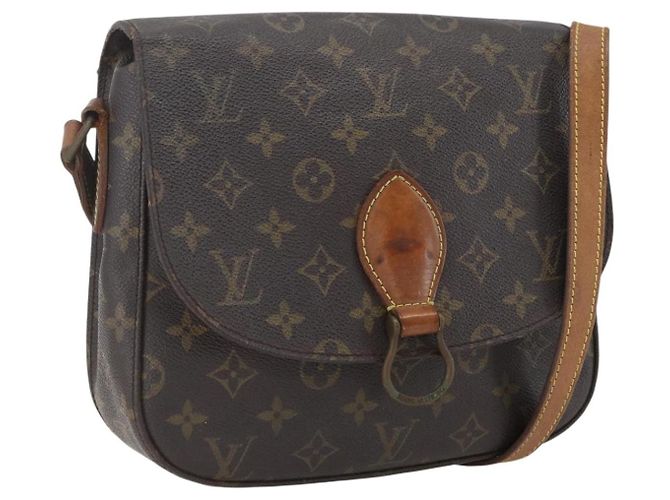 LOUIS VUITTON Bolsa de Ombro Monogram Saint Cloud GM M51242 LV Auth 157352 Monograma