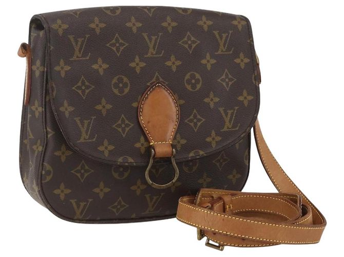 LOUIS VUITTON Borsa a Spalla Monogram Saint Cloud GM M51242 LV Auth ka1029 Monogramma