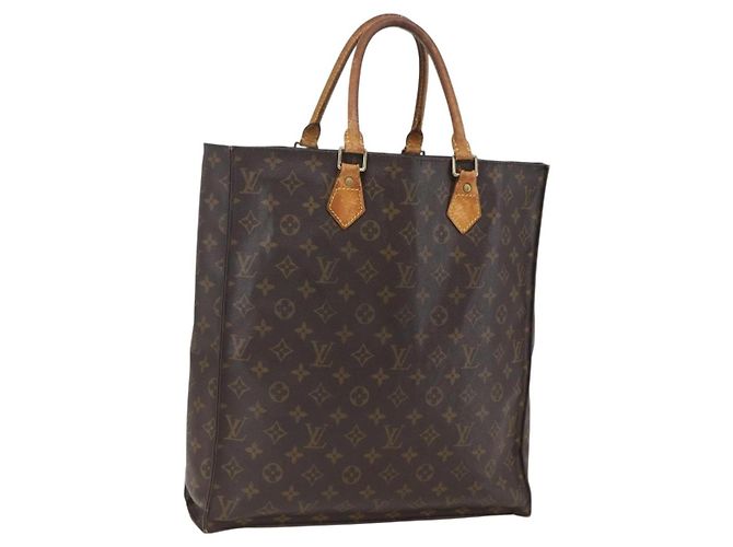 LOUIS VUITTON Bolsa Sac Plat Monogram M51140 LV Auth bs31940 Monograma