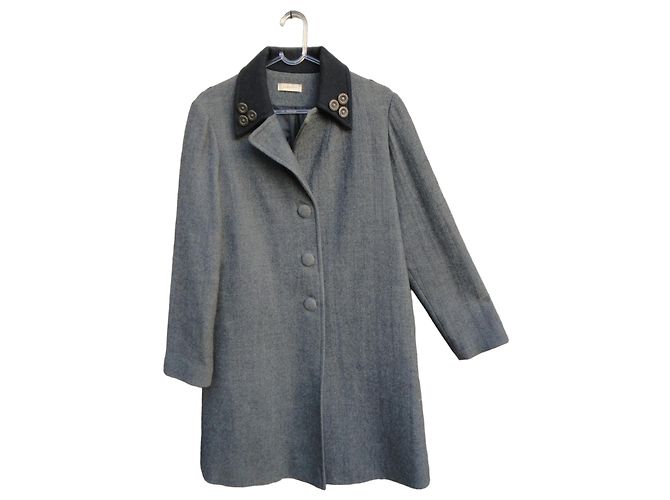 Armand Ventilo Grey Wool Coat Size 38