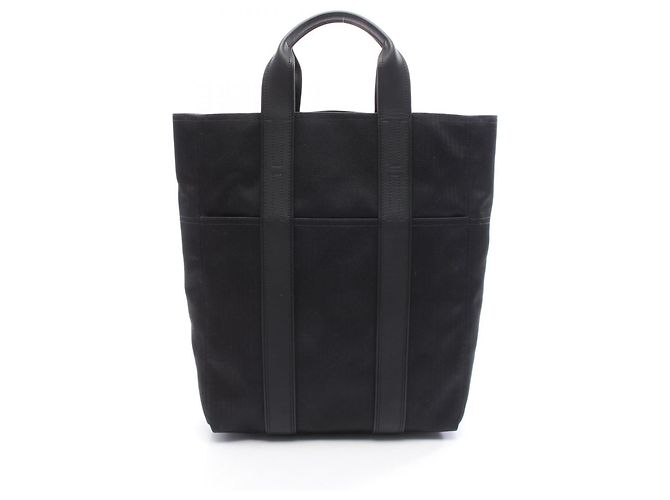 Hermès Acapulco Cabas MM Tote Bag Schwarz