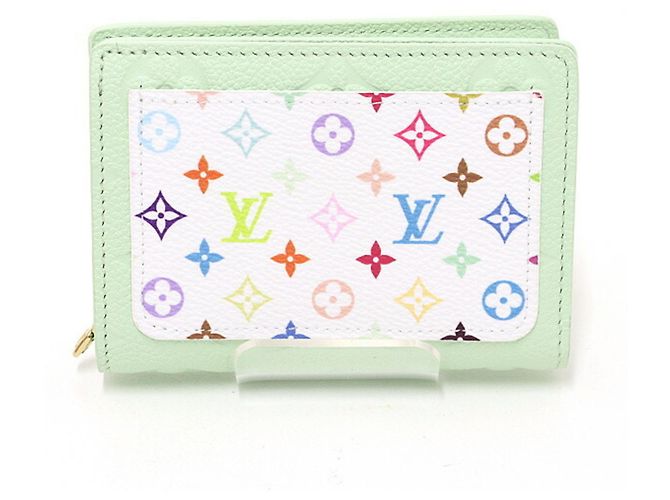 Billetera Q Bi-Fold LV x TM de Louis Vuitton Multicolor Verde