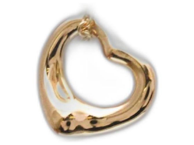 Elsa Peretti Tiffany & Co Collar Péndulo Corazón Abierto Tiffany en Oro Rosa Dorado