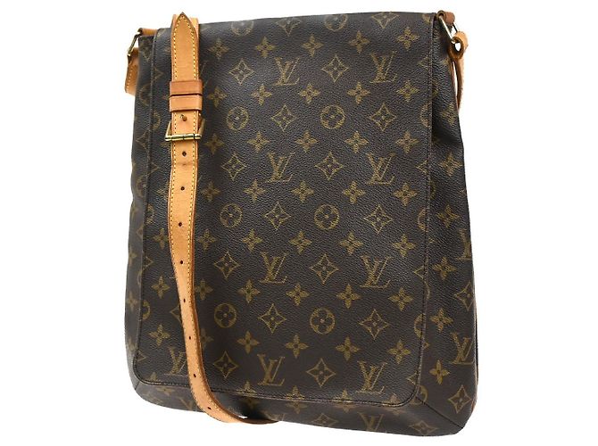 Bolsa Musette Salsa Louis Vuitton em lona Monogram GM