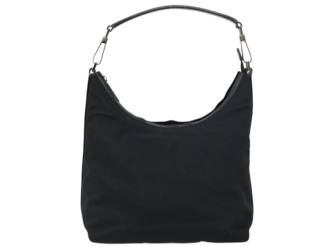 Gucci Zip Hobo in nylon nero