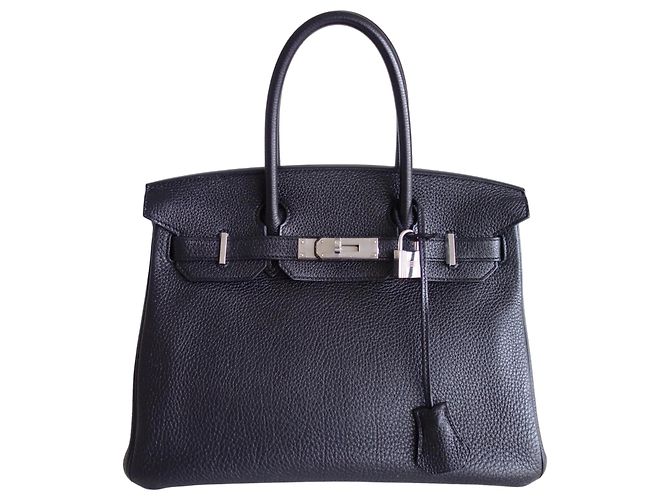 Hermès Bolsa Hermes Birkin 30 Togo Preta Preto