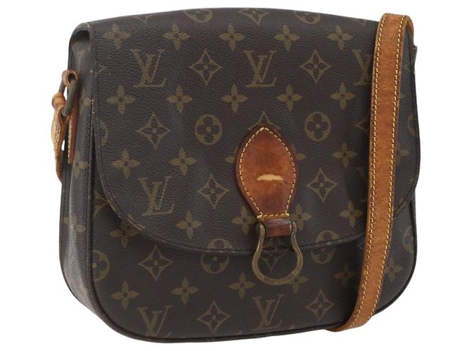 LOUIS VUITTON Bolsa de Ombro Monogram Saint Cloud GM M51242 LV Auth 160542 Monograma